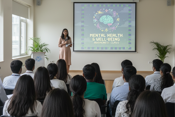 Representative Image: Mental Health & Well-being Awareness Class